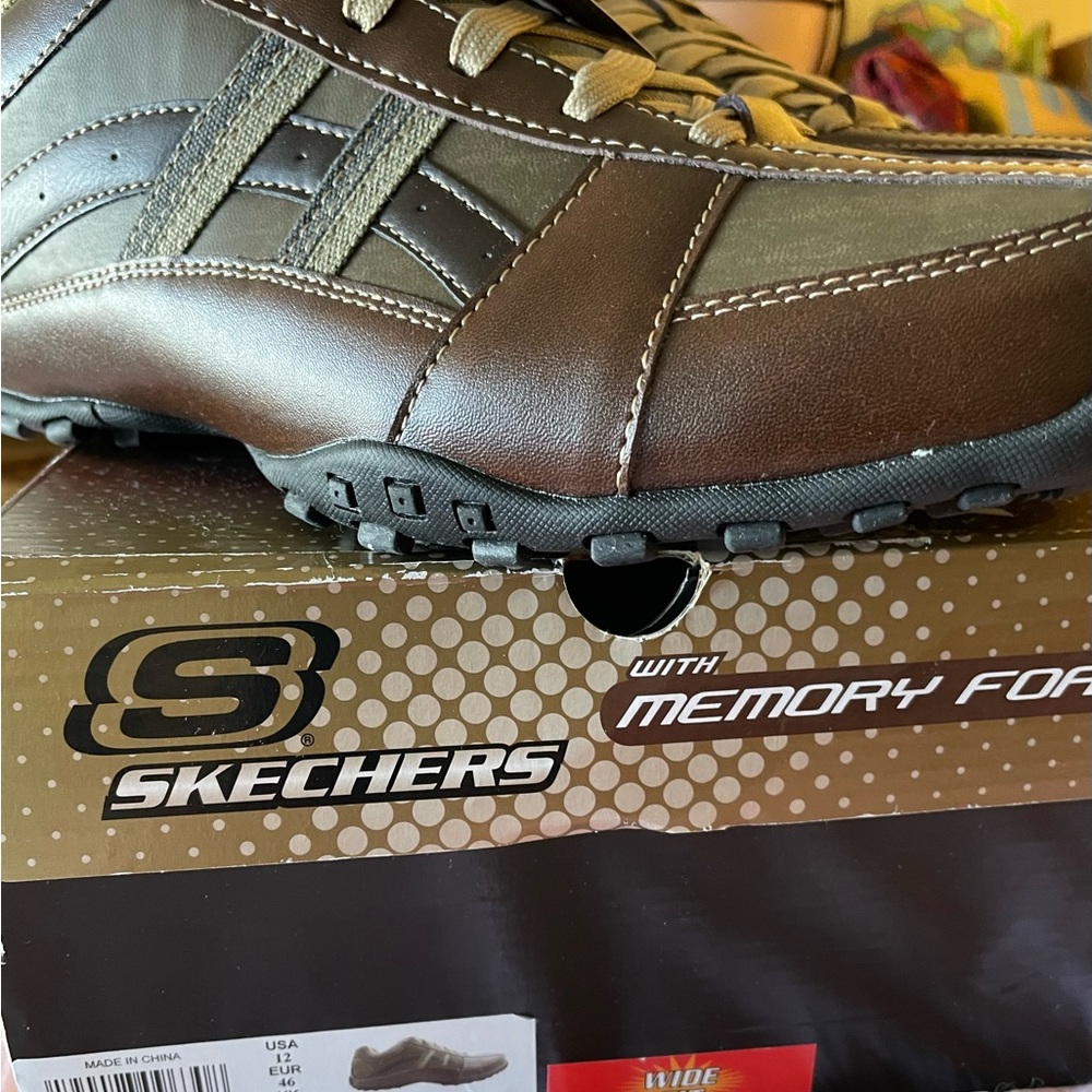 Skechers Men's Dark Brown Sneakers